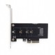 Adaptador M.2 SSD Tarjeta Complementaria PCI-Express con soporte extra de bajo perfil