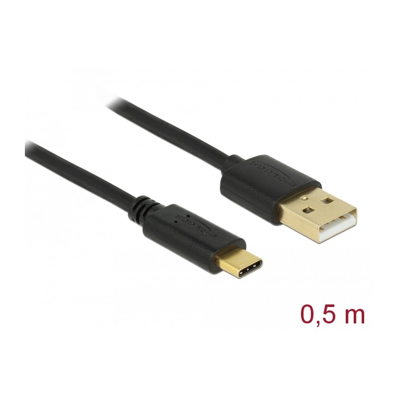 USB2.0-A, HDMI-A, Macho/Hembra, Negro, Plata Plata Adaptador para Cable DeLOCK HDMI/USB-A USB2.0-A HDMI-A Negro 