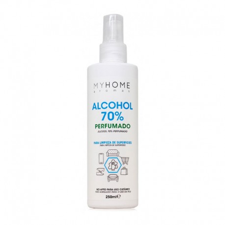 Spray 70% Alcohol limpieza perfumado MYHOME 250ml