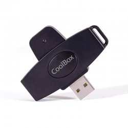 CoolBox Lector Externo USB DNI-E Pocket Negro