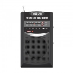 Radio Nevir de bolsillo NVR-136 NEGRO