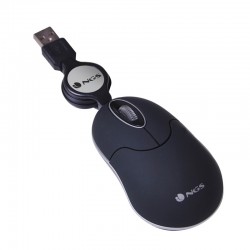 Ratón retráctil SINBLACK USB - 1000 DPI
