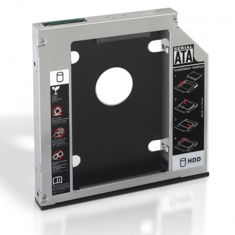 Adaptador Aisens A129-0152 para 1x discos duros de 2.5" 12.7mm