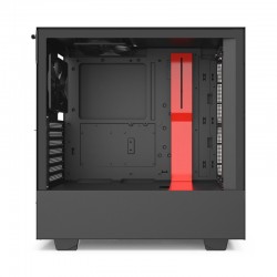 Caja NZXT H510i Cristal Templado USB 3.1 RGB Negro/Rojo