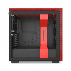 Caja NZXT H710i Cristal Templado USB 3.1 RGB Negro/Rojo Mate