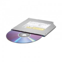 Regrabadora interna LG-H SLIM 9.5MM SLOT DVD-W Negra