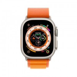 Apple Watch Ultra LTE Titanio con Correa Alpine Loop S Naranja