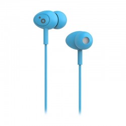 Auriculares con Micrófono Intrauditivos Sunstech Pops - Jack 3.5 - Azul