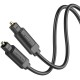 Cable de Audio de Fibra óptica Vention BAEBF 1m Negro
