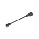 Cable USB 2.0 Aisens A107-0032 // MicroUSB Macho - USB Hembra // 15cm Negro
