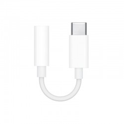 Cable Adaptador Apple // USB-C a Jack 3.5mm Blanco 