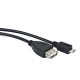 Cable Micro USB Macho a USB 2.0 Hembra OTG 0.15m